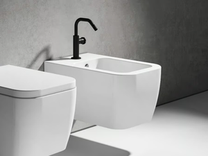 HUB - Wall-hung ceramic bidet _ Edoné by Agorà